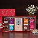 Omay Foods 12 pcs_Season's Best Gift Box | Healthy Gift Hamper with Roasted Snacks, Dry Fruits &amp; Chocolate Treats | Wedding Hampers | Housewarming Gifts | Return Favors | Gourmet Snack Gift Box I Healthy Git I Corpora