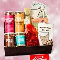 Omay Foods 8_Pcs SNUGGLE &amp; SAVOR Gift Hamper for Men | Healthy Snacks, Chocolate, Herbal Tea | Unique Birthday Gift for Husband, Boyfriend | Gift Box for Valentine's Day | Men’s Gift Hamper