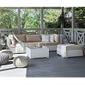3-Seater Outdoor Sofa Set � All-Weather Rattan Patio Furniture with Cushions for Garden, Balcony, or Terrace UV Resistant Rattan Couch with Comfortable Patio or Backyard(Cream)