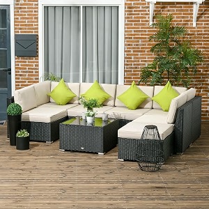 6 seater l sofa beige0021