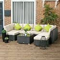 6 Seater L Sofa (Beige0021)