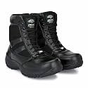 OMEE GOLD Men's Black Side-Zip Light Weight Genuine Leather Military and Tactical Combat Army Boot