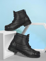 OMEE GOLD Mens Black NCCMilitaryArmy Genuine Leather