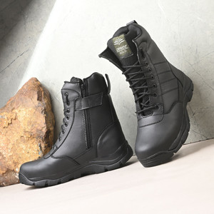 OMEE GOLD Mens Tactical Army Chain Boots