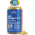 Omega 3-6-9 Dietary Supplement (325 ct.) - Promote Visual Function and Eye Health - Support Heart, Cardiovascular Health, Healthy Skin, Hair and Overall Health (Omega 3-6-9)