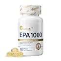 Omega 3 Fish Oil High EPA 1000mg Burpless Mini Softgels 60 Count