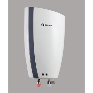 omega39s insta hot 5 l instant water heater with advanced 4 level safety white wall mounting