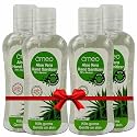 Omeo Aloe Vera Hand Instant Sanitizer Gel 100ml (Pack of 4), 70% Alcohol| Skin Friendly, Safe for Kids| 99.99% Germs Free Protection, Anti Bacterial| Advance Formula, Quick Dry