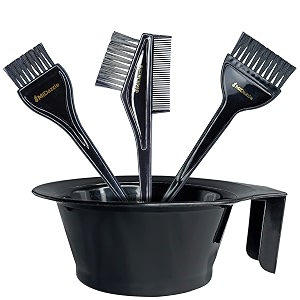 omidazzle professional use hair coloring dyeing kit brush with bowl black