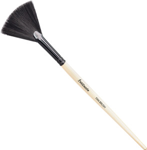Omidazzle Premium Wooden Fan Brush - Soft