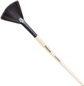Omidazzle Premium Wooden Fan Brush – Soft Bristles for Highlighter