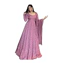Omkar Textile39s Light Purple Georgette Designer Gown