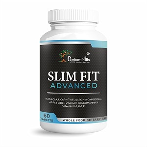 slim fit advanced - 3 in 1 weight management tablets  all new power-packed formula with cla amp acv for men and women  trusted by experts  customized diet plan inside