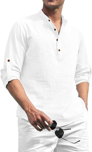 Omkkarrash Trends Men Solid Straight Kurta