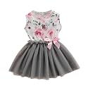 OMLI Girls MidiKnee Length FestiveWedding Dress FrockGirl39s