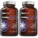 OmniBiotics Organic Evening Primrose Oil for Women – Clinical Strength 1500mg per Capsule, 10% GLA, Cold-Pressed, Non-GMO, Hormone Balance for Women – 120 Vegan Softgel Capsules (Pack of 2)