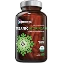 OmniBiotics Organic Moringa Capsules 1000mg Per Serving, 120 Vegan Capsules - 20:1 Moringa Oleifera Extract Supplement for Energy, Immune & Antioxidant Support for Women & Men, Made in USA, 60 Days