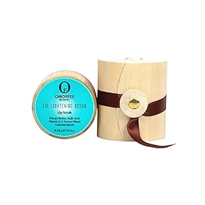 omorfee lip lightening scrub lightening scrub for dark amp dull lips lip exfoliator and moisturizer 20g