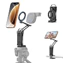 OMOTON 5-in-1 Phone Tripod, Dual-Side Magnetic Stand, 1/4" Screw Arca Base