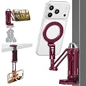 OMOTON TP02-Pro 5 in 1 Magnetic Phone Holder for Vlogging Essentials, Red