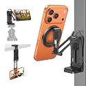 OMOTON TP02-Pro 5 in 1 Magnetic Phone Holder for Vlogging Essentials, Black