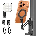 OMOTON TP02-Pro-CK Magnetic Phone Holder Kit with Fill Light & 2 Remotes