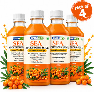 omssdn himalayan sea buckthorn drink juice for boost immunity  healthy heart 4 x 500 ml