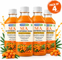 OMSSDN Himalayan Sea Buckthorn Drink Juice for Boost Immunity & Healthy Heart (4 x 500 ml)