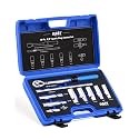 OMT 10pc 3/8" Drive Spark Plug Socket Set With 72-Tooth Torque Wrench
