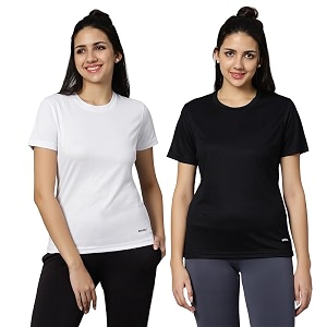 omtex Dotty Athletics Tee for Womens