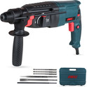OMXE Maxim Hammer Drill Machine 800 W Powerful Copper Armature Motor | 1100 RPM High Speed with 4000 IPM | 6 Month Warranty | Rotary Hammer Drill (26 mm Chuck Size, 800 W)
