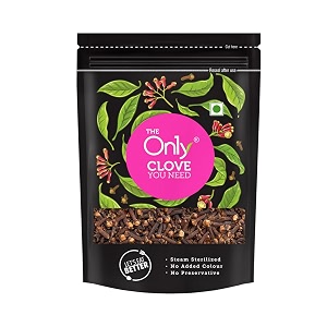 on1y clove whole 50gm launglavang sabut khade masale grampu krambu no preservatives no added colour