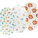 Onacosht Stretchy Bassinet Sheets 3 Pack 32"x16", Dinosaur, Tiger and Lion