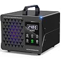 ONAMOR Digital Ozone Generator Odor Eliminator 360,000mg, High Capacity Ozone Machine Odor Removal Up to 8,000 Sq.Ft, Ozone Odor Eliminator, Ionizer Ozonator for Home, Car, Smoke, Pet Room (Black)