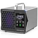 ONAMOR Digital Ozone Generator Odor Eliminator 360,000mg, High Capacity Ozone Machine Odor Removal Up to 8,000 Sq.Ft, Ozone Odor Eliminator, Ionizer Ozonator for Home, Car, Smoke, Pet Room (Sliver)