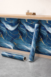 Onbet 200 cm Self Adhesive Blue Glossy