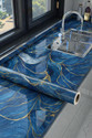 Onbet 200 cm Self Adhesive Blue Glossy