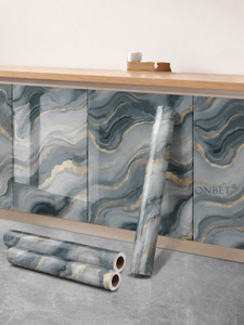 Onbet 200 cm Self Adhesive Glossy Marble