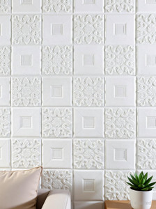Onbet 70 cm 3D Decorative Foam White