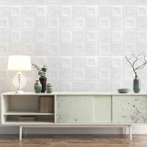 Onbet 70 cm 3D Decorative Foam White