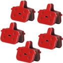 Onbicle Bicycle Disc Braking Pads For MTB Mountain Road Bike Bicycle Brake Pad 5pair Bicycle Brake Disk