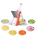 ONCE FOR ALL Mandoline Slicer for Kitchen, All in 1 Veggie Slicer, Orange