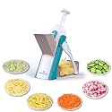 ONCE FOR ALL Safe Mandoline Slicer Kitchen, All in 1 Vegetable Slicer, Blue
