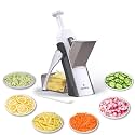 ONCE FOR ALL Upgrade Safe Mandoline Slicer Plus, Adjustable Vegetable Slicer DarkGray