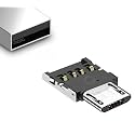 OTG Connector for Mobile Micro USB, Ultra Mini Nano Micro USB to USB OTG Adapter Converter Mini Jack Android Phone pendrive Flash Drive Tablet Micro USB OTG Adapter Smart Phones Mobile