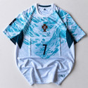 ONE 7 Printed Men Round Neck Multicolor