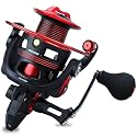 One Bass Fishing reels Light Weight Saltwater Spinning Reel - 39.5 LB Carbon Fiber Drag,12+1 BB Ultra Smooth All Aluminum Inshore Reel for Saltwater or FreshwaterR-Spider DL 2000