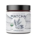 One Farm by WAAYB Organic Ceremonial Matcha Powder, 20 Servings, Single Estate Green Tea Powder, Non-GMO, Fair-Trade, Vegan, Gluten Free, Clean Energy and Focus in a Resealable Glass Jar