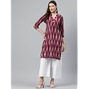 One femme Women Ikat Printed Kurta
