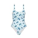 One Piece Bathing Suit for Teen Girls Comfy Crewneck Backless Bathing Suit